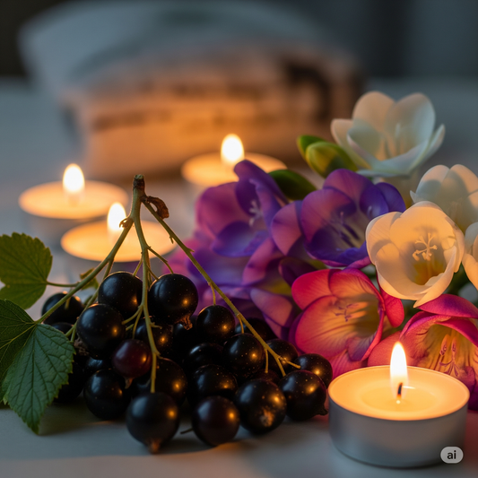 Bougie Chauffe-Plat CASSIS / FREESIA