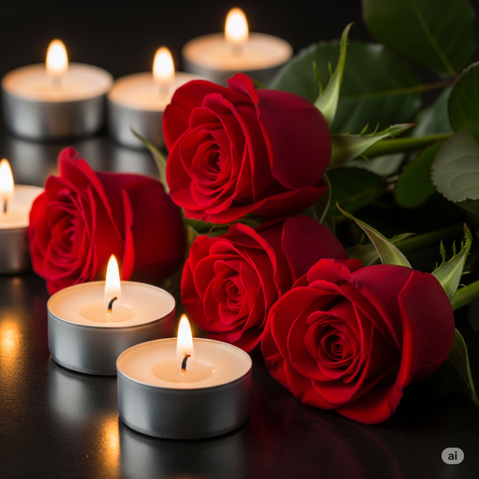 Bougie Chauffe-Plat ROSE