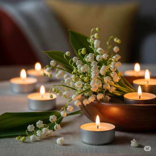 Bougie Chauffe-Plat MUGUET